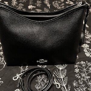 Coach Black Laurel Bag With Mirror Charm